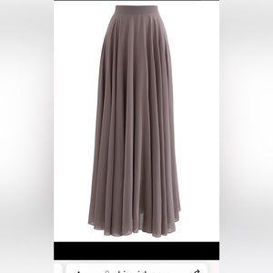 Maxi chiffon timeless skirt